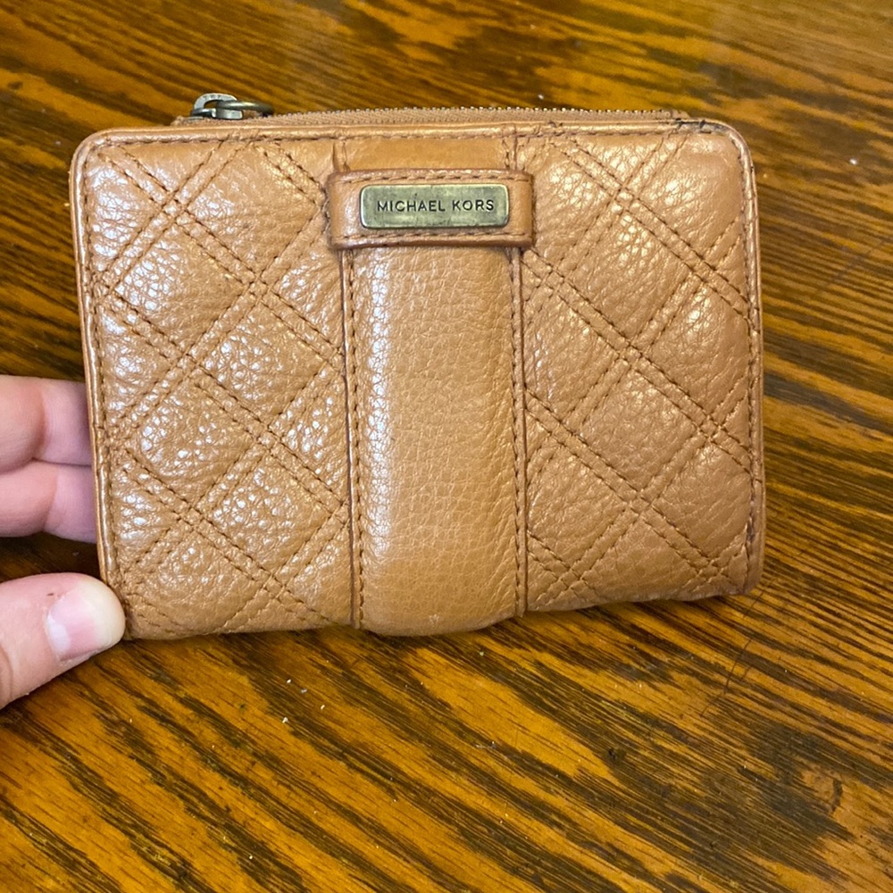 Tan leather Michael Kors Wallet